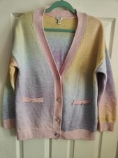 River Island Pastel Colours Cardigan Size M Good Condition