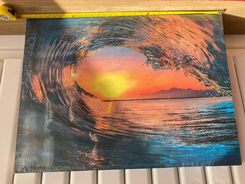 Large wave sunlight canvan - wave,