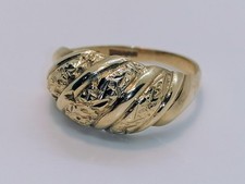 9ct Gold Vintage Heavy Solid Gold Ring 3.42g Fully Hallmarked Size L