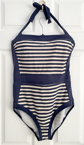 Boden blue white stripe - blue,