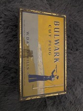 Collectors Hinged Tobacco Tin Bulwark Cut Plug W.D. & H.O Wills Tobaccos C. 1910
