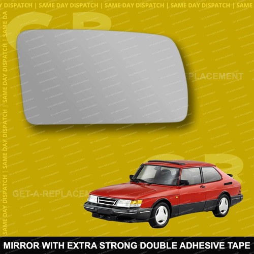 For saab 900 wing mirror - for, glass