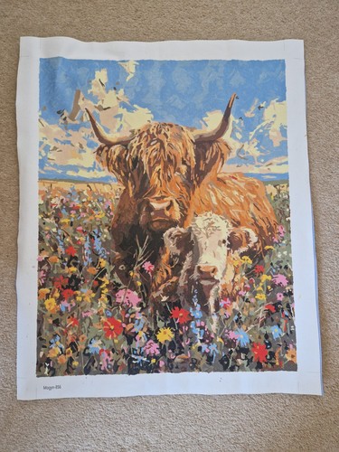 Original acrylic highland - original, cow