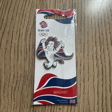 Team GB Official Magnet London Olympics 2012 In Opened Rare Bargain
