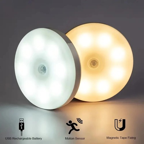Large 14cm led push light - large,