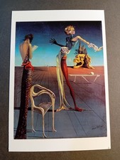 Salvador Dali Art Postcard