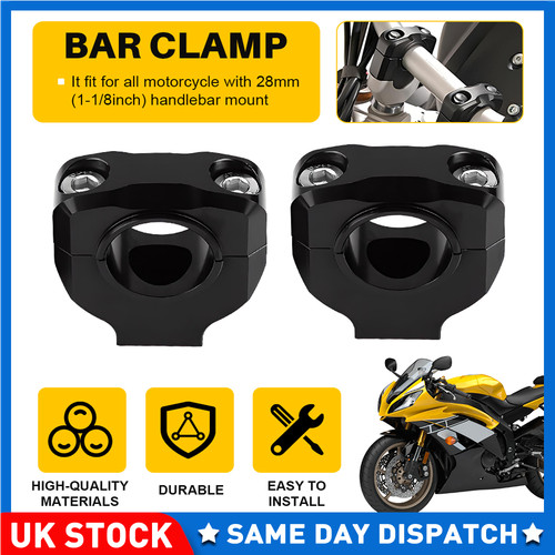 Handlebar riser clamps 28mm - handlebar,
