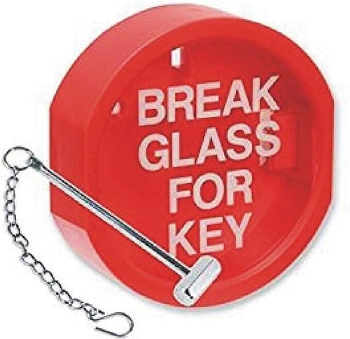 Break glass key - break, hammer