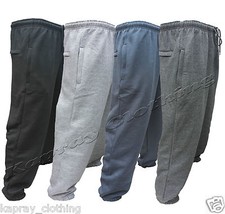 NEW MENS FLEECE JOGGERS JOGGING TRACKSUIT BOTTOMS TROUSERS PANTS SIZE S - 6XL