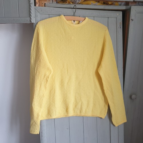 Vtg 60s lemon - yellow, jumper