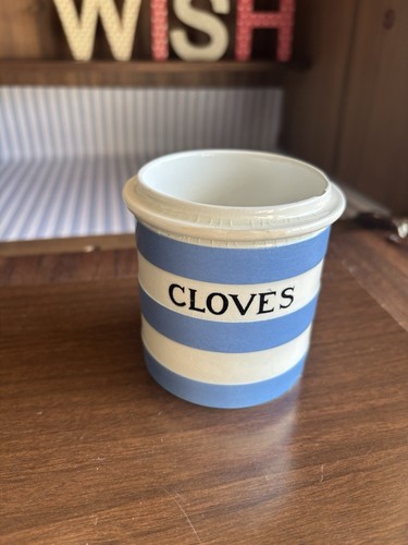 Green cornishware cloves - tg,