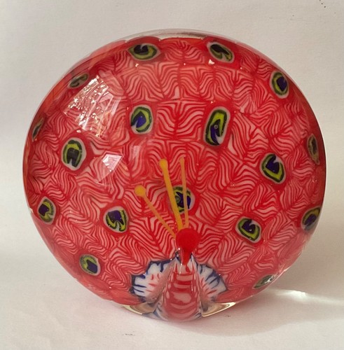Murano glass peacock - glass,