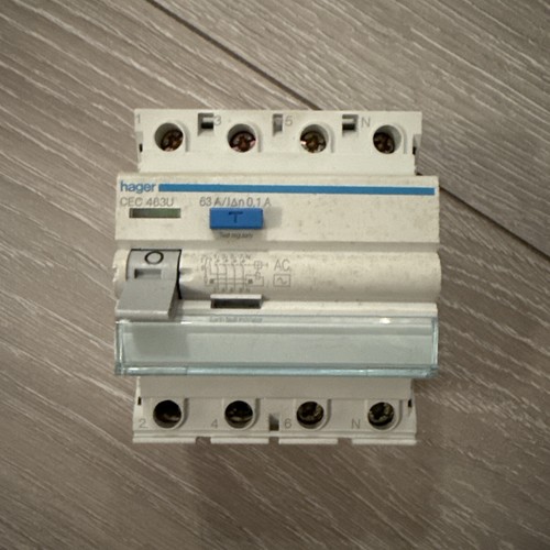 Hager amp 100ma four - hager, 63