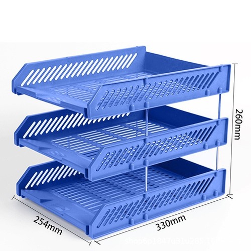 Tier stackable desk blue a4 - tier,