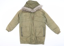 Zara unisex green parka - zara,