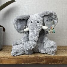Jellycat Knotty Elephant - Jellycat Large Grey Floppy Elephant Toy Vintage 14"
