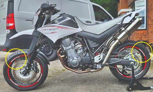 Yamaha wheel rim stickers - wheel,