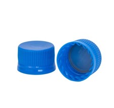 Blue 28mm Plastic Screw Caps | Caps for Crafts | Caps for Bottling | 100 caps £9