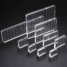 9 Pcs Acrylic Stamp Blocks