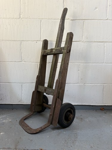 Antique wooden porters sack - wooden,