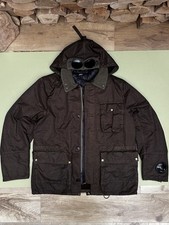 CP Company Down Filled Mille Miglia Goggle Jacket Forest Green Brown Puffer XL