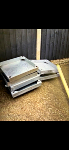 Recess lids for block - , paving