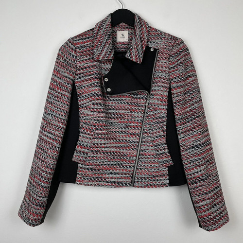 Woman tweed biker style - biker,