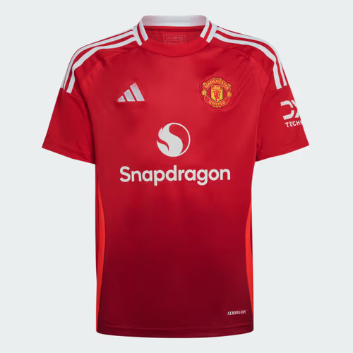Kids football shirt red - football,