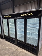 Interlevin Tefcold LGC5000 Glass Double Door Upright Commercial Display Fridge