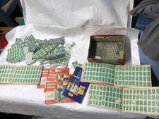 7 Full Green Shield Stamps Books Job Lot + Loose New Stamps Etc