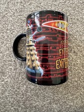 Vintage 2004 Dr Who Daleks Exterminate talking ceramic mug BBC Worldwide Ltd