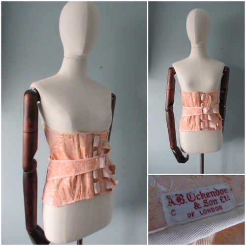 Vintage corset girdle 1930s - vintage,