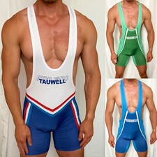 High Quality Men's Wrestling Singlet Jumpsuit Bodysuit Boxer Briefs Underwear