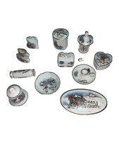Eleven Coalport Miniature