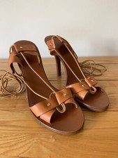 Chloe Sandals - Tan Leather - Size 38 - NEW