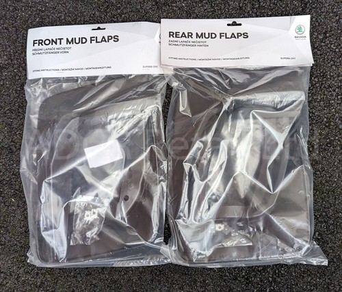 Genuine skoda superb mud flaps - superb,