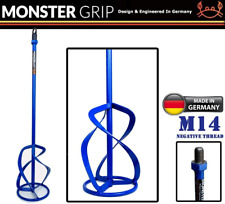HEAVY DUTY M14 MIXING PADDLE 120mm/ 140mm/200mm X 600mm NEGATIVE RAKE NOT REFINA