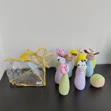 Mothercare Animal Soft Toys Skittle Set Bag
