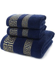 Luxury 100% Cotton Greek Key