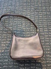 Ladies Small Pewter/Rose Gold Handbag