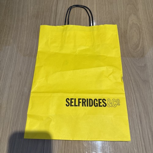 Selfridges yellow small paper - selfridges,