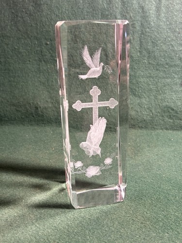 Laser etched crystal glass - etched,