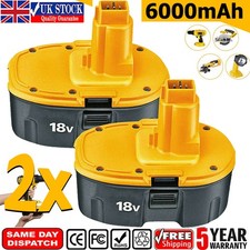 2X 6.0Ah Battery For Dewalt