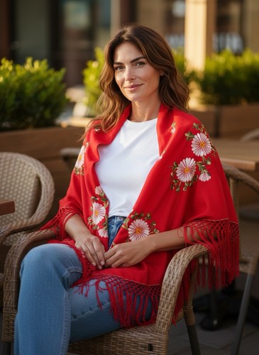Vintage style embroidered - vintage,