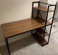 Rustic Computer Desk Storage