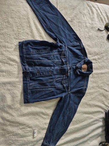 Levi men denim jacket size - denim,