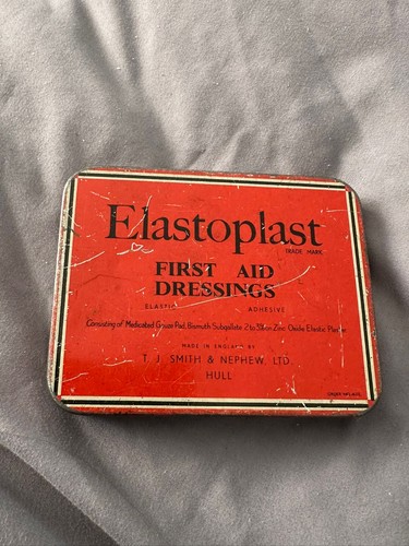 Vintage elastoplast tin first - vintage,