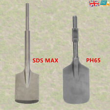 PH65/SDS MAX Square Clay Spade Shovel Chisel Bit For Hammer Drill Breaker UK
