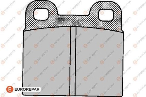 Eurorepar brake pad set - pad,