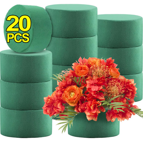 Pcs round floral foam blocks - 6,
